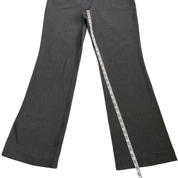 Express EDITOR Bootcut Low Rise Business Casual Career Pants Womens Size 4R Gray - Picture 10 of 13